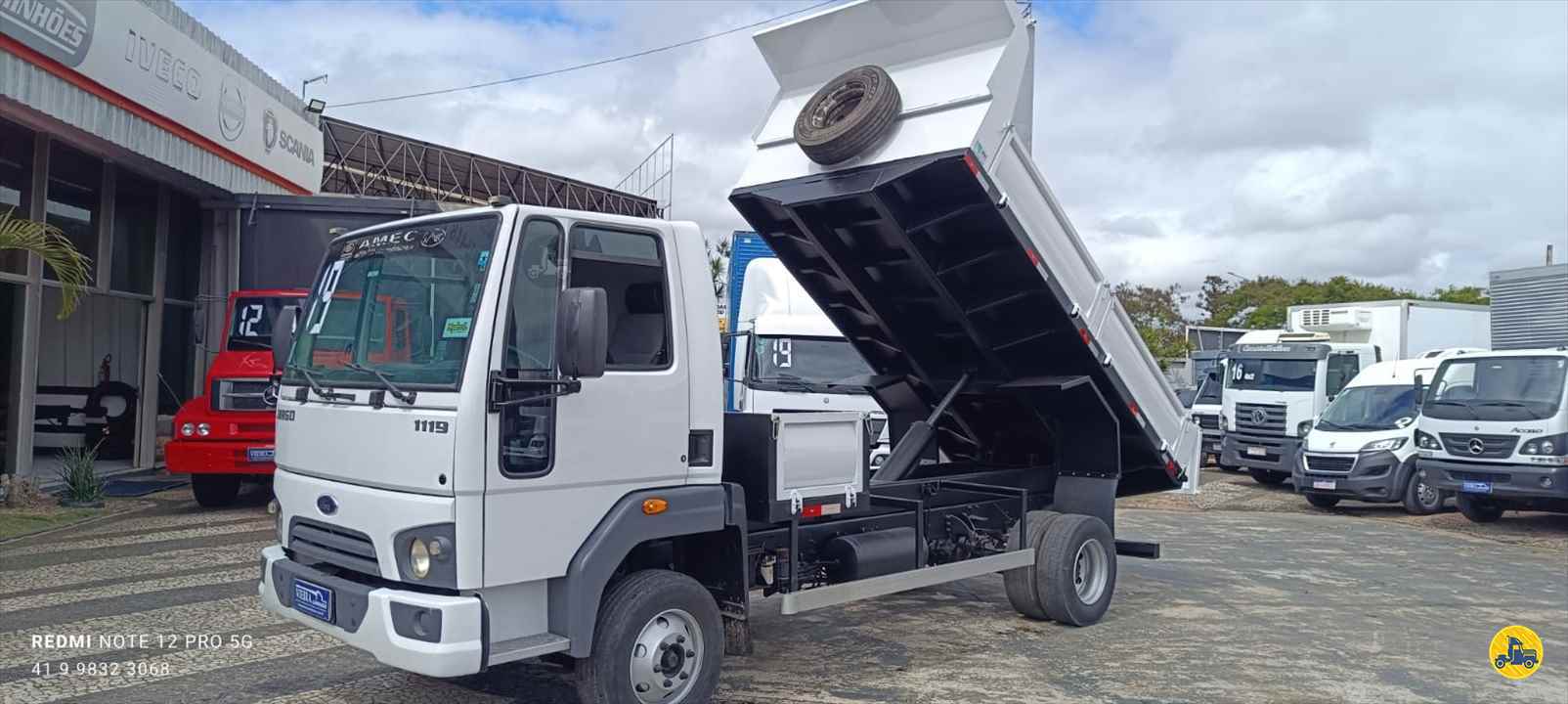 CAMINHAO FORD CARGO 1119 Caçamba Basculante 3/4 4x2 Vieira Caminhões CURITIBA PARANÁ PR